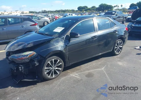 2017 Toyota Corolla Se z USA, uszkodzony, nr VIN 2T1BURHE9HC877055